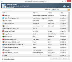 Showing the Uninstall Manager module in WinUtilities Professional Edition